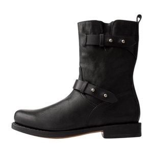 Rag & Bone black moto boots size 37